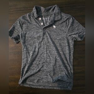 Abercrombie & Fitch Gray Polo Shirt Casual Sporty Style